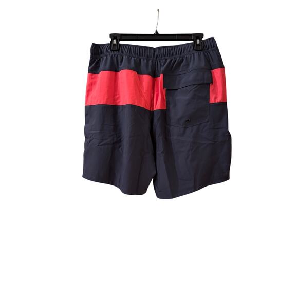 SAXX Oh Buoy Colorblock Volley Swim Trunks India Ink/Hibiscus size L (new) - Picture 5 of 7